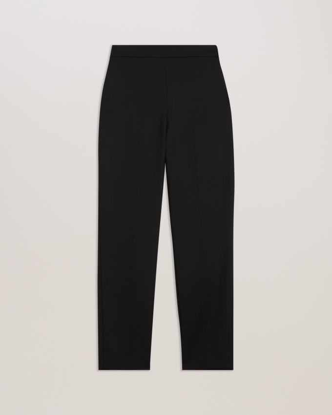 Pantalon Ted Baker Slim Fit High Waist Tailored Noir Femme | VID-27884412